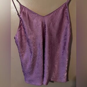 Victoria’s Secret lilac lavender cami open back top size large